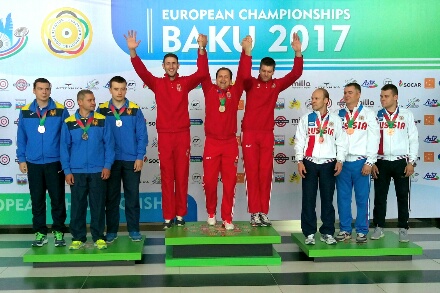 Srpskom timu pištoljem titula šampiona Evrope